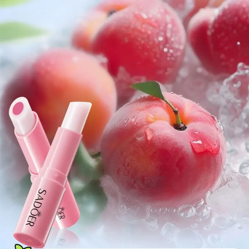 Nourishing Warm Changing Lipbalm Strawberry Long Lasting Water Lipstick Moisturizing Warm Changing Lipstick Korean Lip Care 6