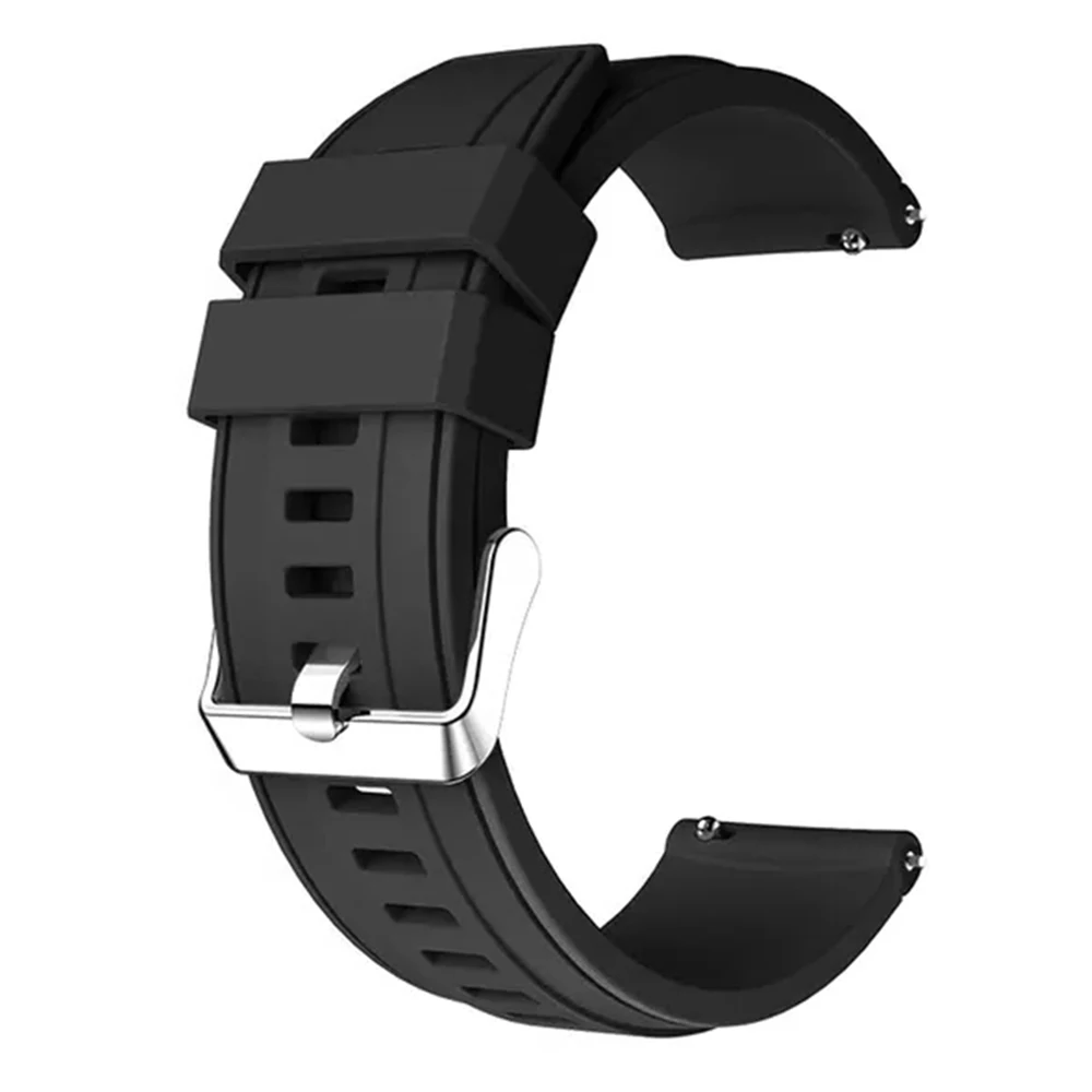 Versatile 20mm 22mm Silicone Watch Strap Replacement