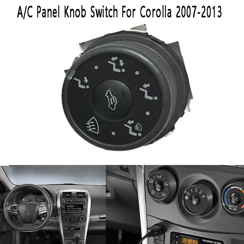 

Car Air Conditioning Wind Speed Switch For Toyota Corolla Vezel 2007-2013 Control Panel Air Speed Knob Regulation Switch Durable