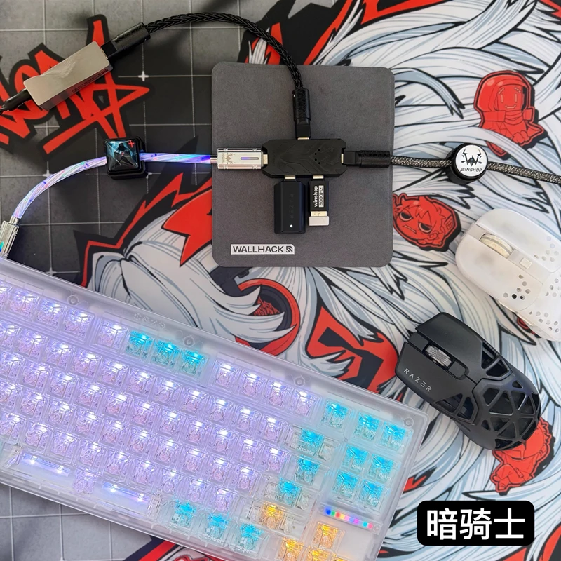 Winshop 기계식 키보드 와이어 분리 가능 1 4 8K 유형 C USB 포트 데스크탑 컴퓨터 게임용 키보드 데이터 케이블 전문