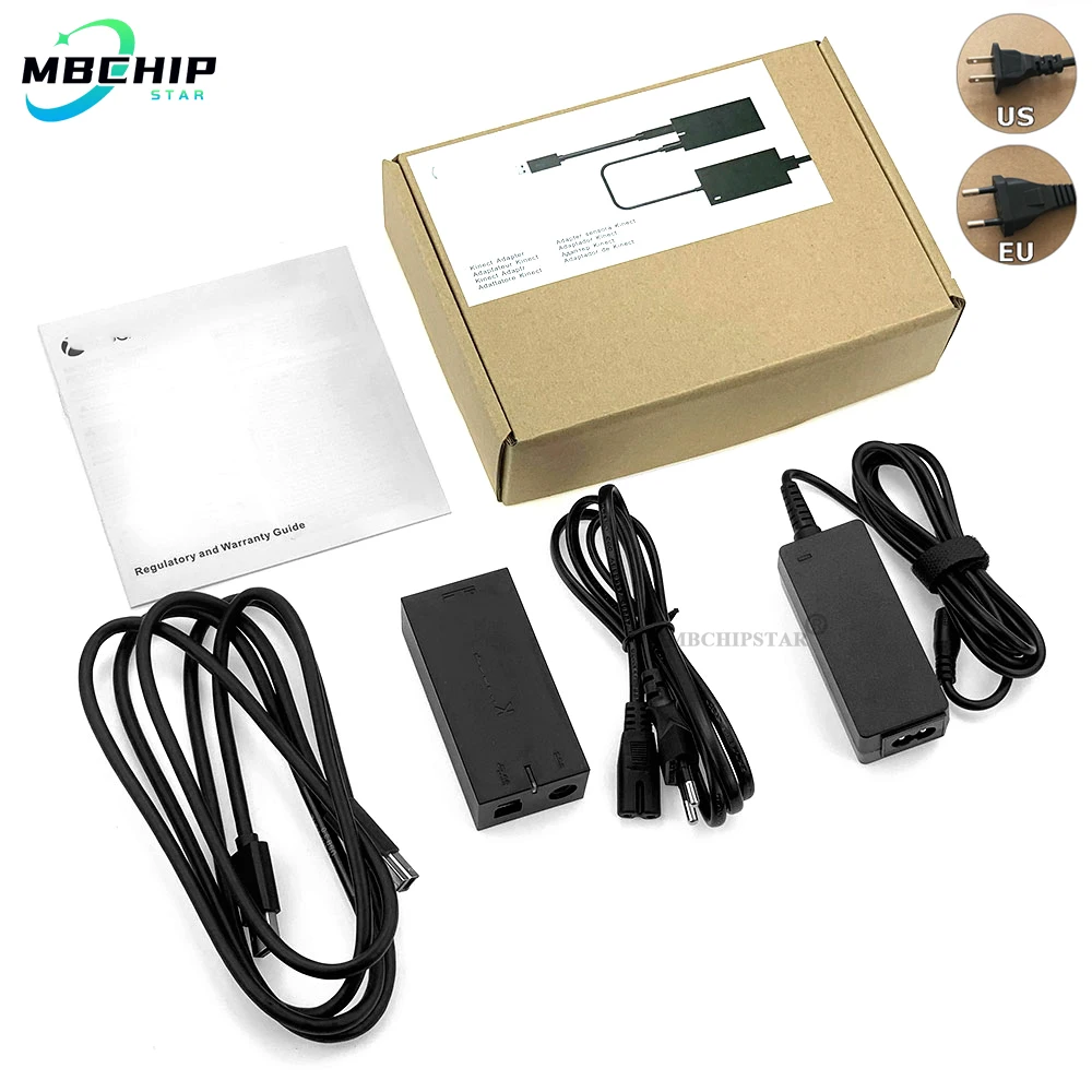 New Kinect Adapter For Xbox One XBOX ONE S /X Kinect 2.0 / 3.0 Adaptor EU / US Plug USB AC Adapter Power Supply For XBOX ONE X