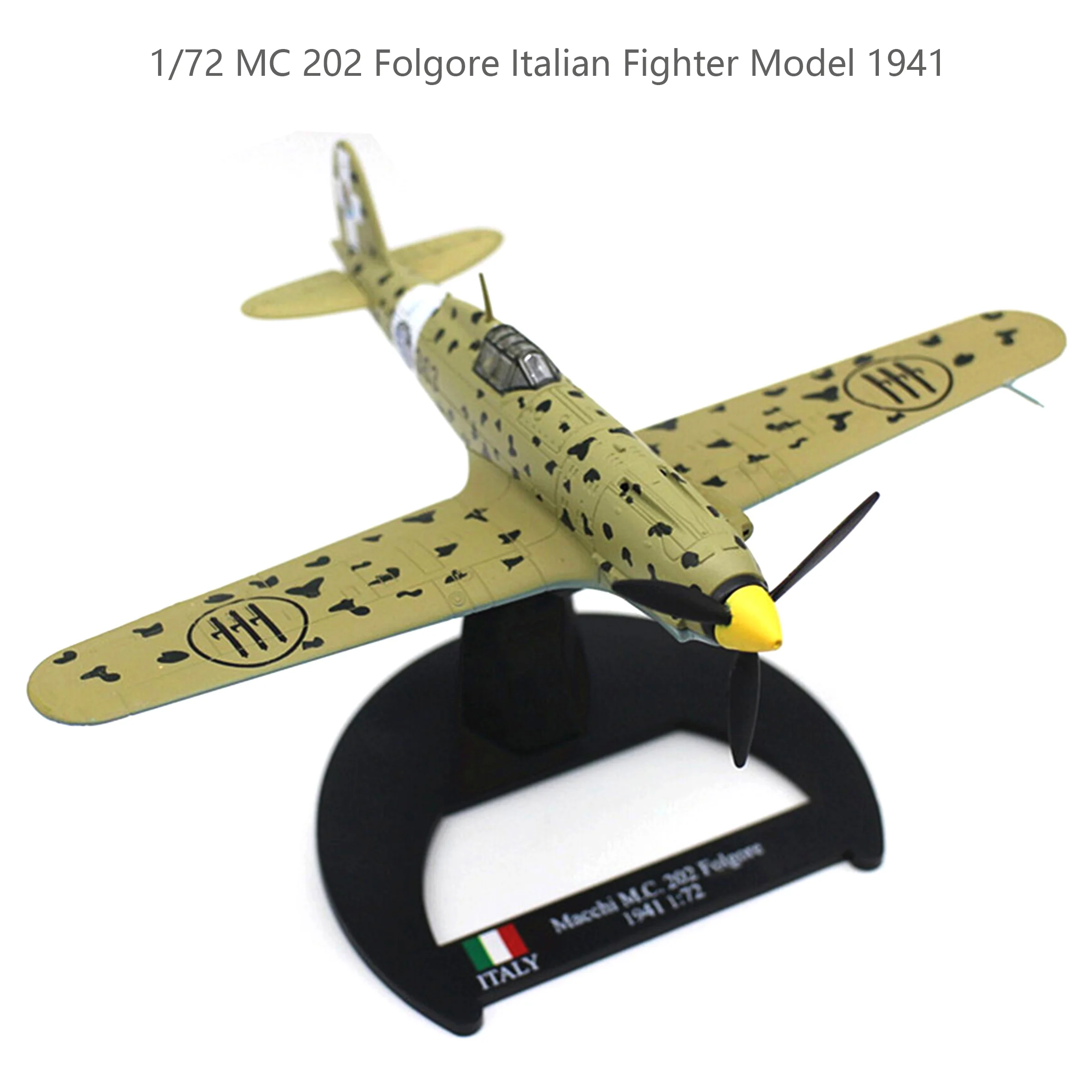 

1/72 MC 202 Folgore Italian Fighter Model 1941 Finished product collection model