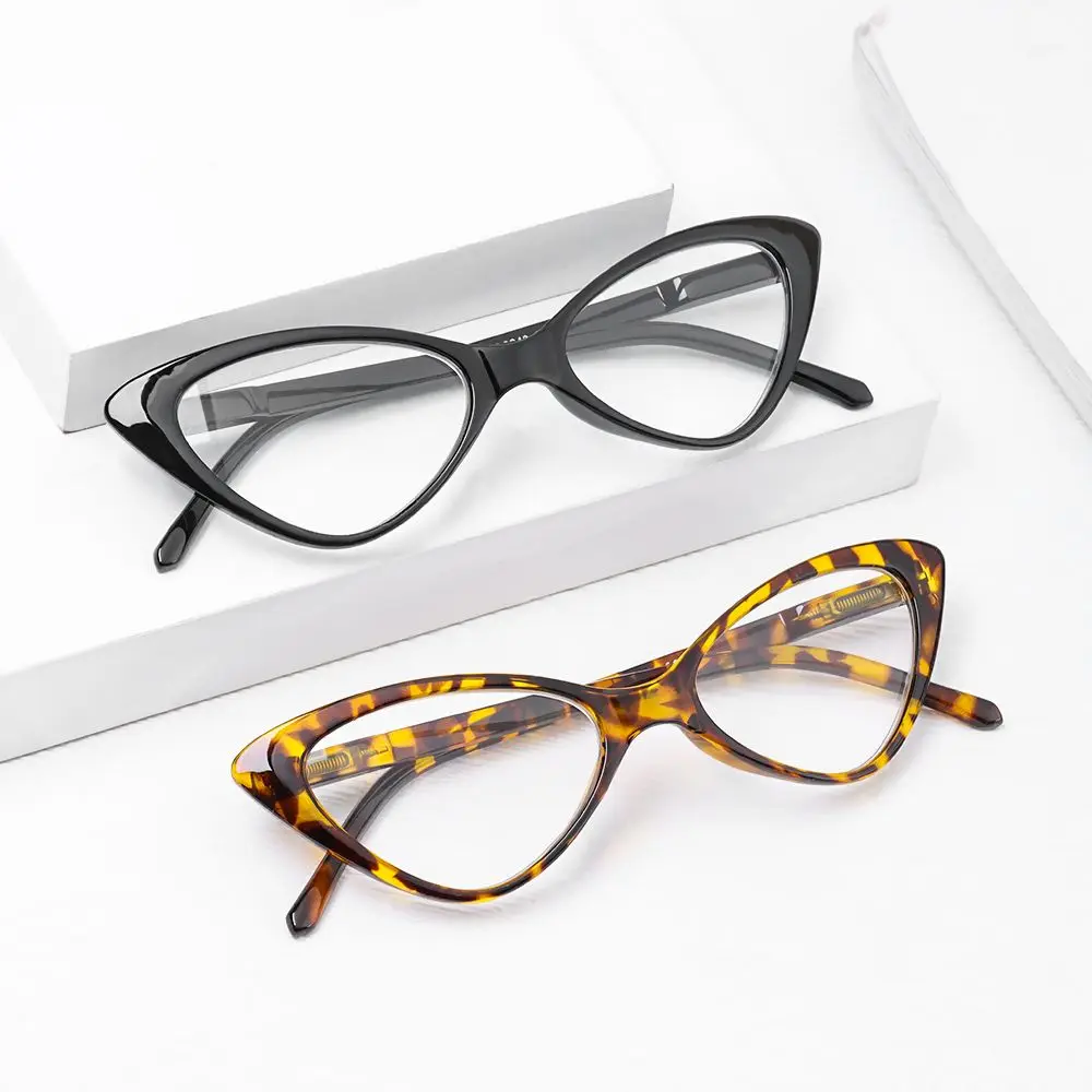 

Fashion Cat Eyes Reading Glasses Ultalight Small Frame Clear Lens Presbyopic Eyeglasses For Women&Men With +1.0 to+4.0