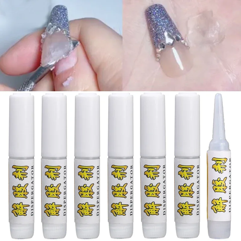 Nail Removeing Debonder Glues 1/3/5PCS Removeing False Nails Rhinestone Remover Nail Art Tools Manicure Cleaner Degreaser Liquid
