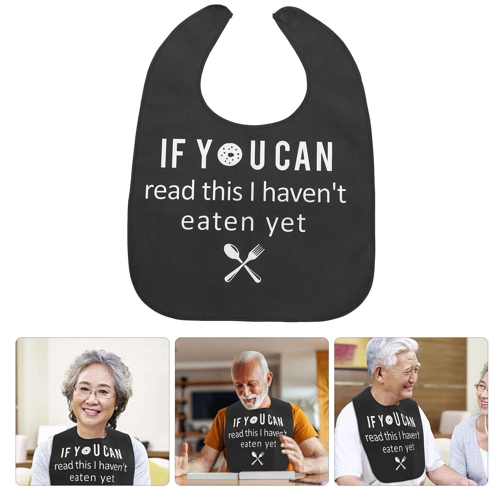 

Elderly Bib Adult Bibs Wear-resistant for Large Older Adults Folding Dinner Polyester Toddler Household Eating