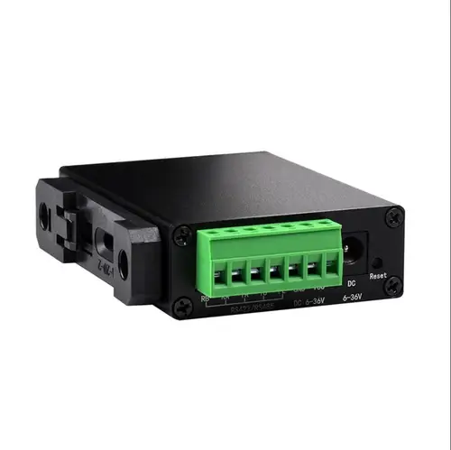 Din 레일 금속 합금 산업용 직렬 서버 RS232 RS422 rs485-rj45 이더넷 TCP/IP, POE 기능이 있는 직렬 서버 3