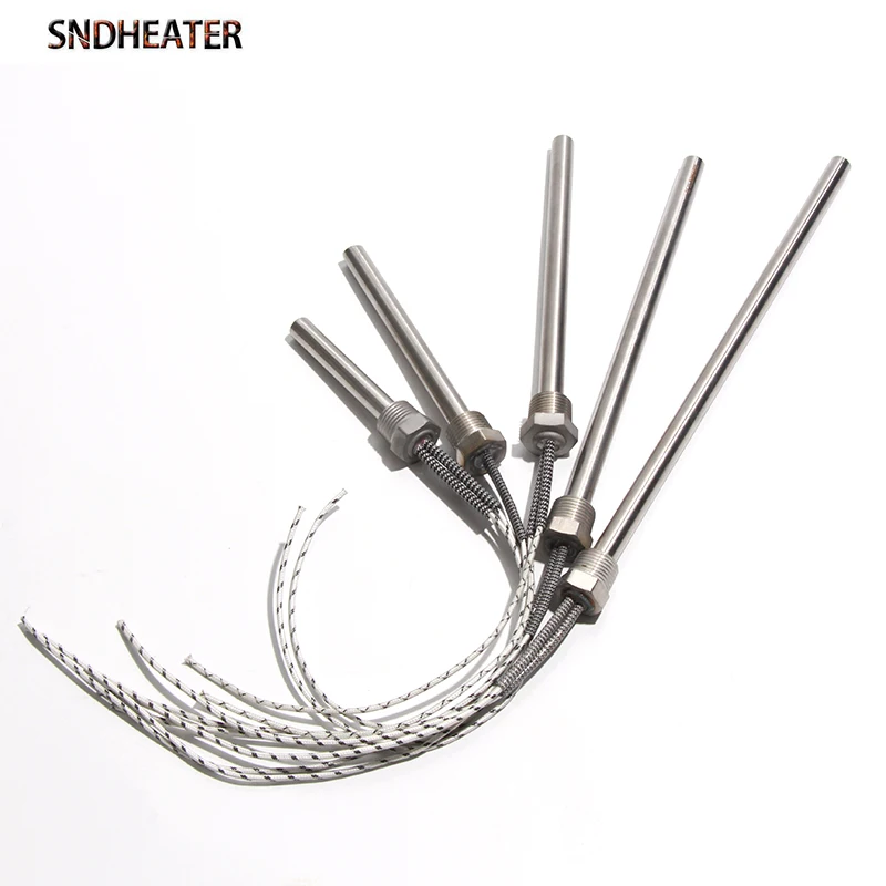 Description Picture 5 of itemSNDHEATER 1KW Thread Single Head Electric Tube DN15/21mm(1/2") 201SS Tube 12x100-200mm Cartridge Heater 110/220/380V 1pc