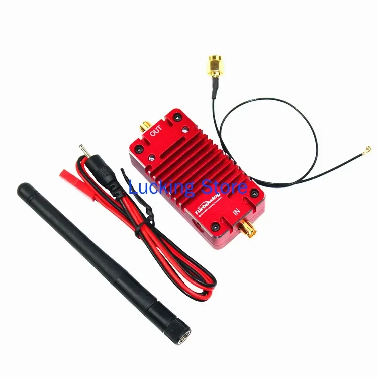 Amplificateur de signal télécommande 2.4G 4W avec câbles et adaptateurs inclus