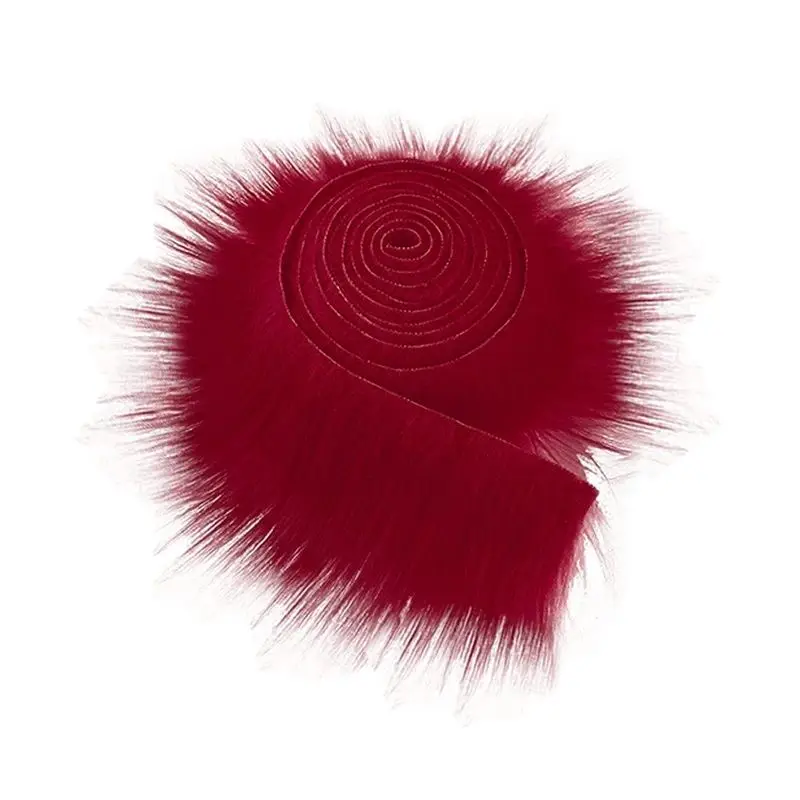 Fur Fabric Artificial Solid Color Plush Soft for Handmade Skirts Clothing Bags Hats Trims DIY