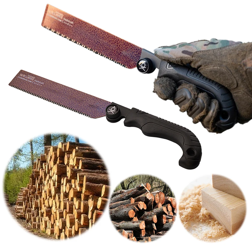 Portable Hand Saw Anti Slip Outdoor Camping Saw SK85 Blade Survival Multi-Tool Picnic Hand for Wood Garden Tree Pruning