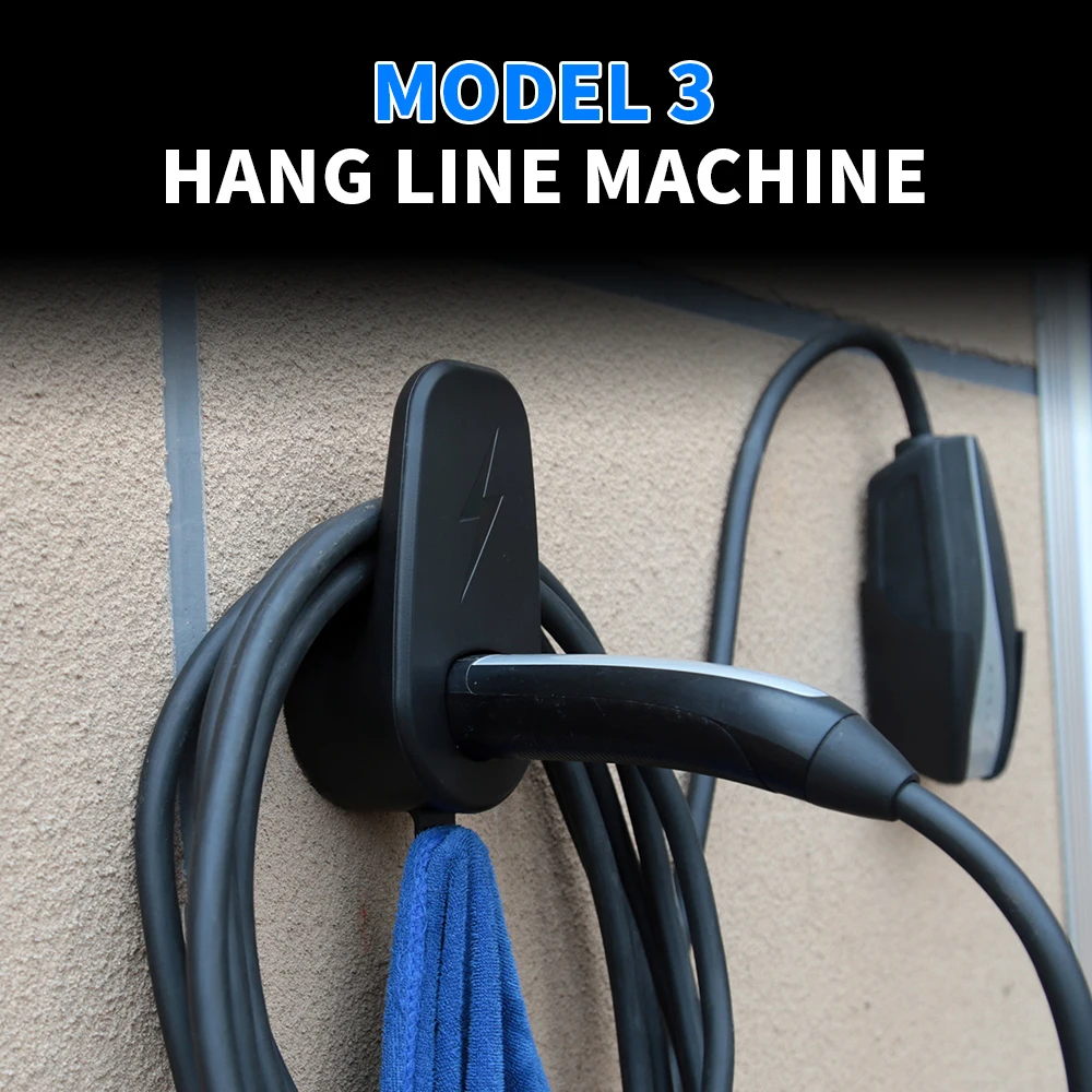 

Европейская версия для автомобиля US, органайзер для зарядного кабеля, настенное крепление, держатель шасси зарядного кабеля для Tesla Model 3 Y 2017-2021