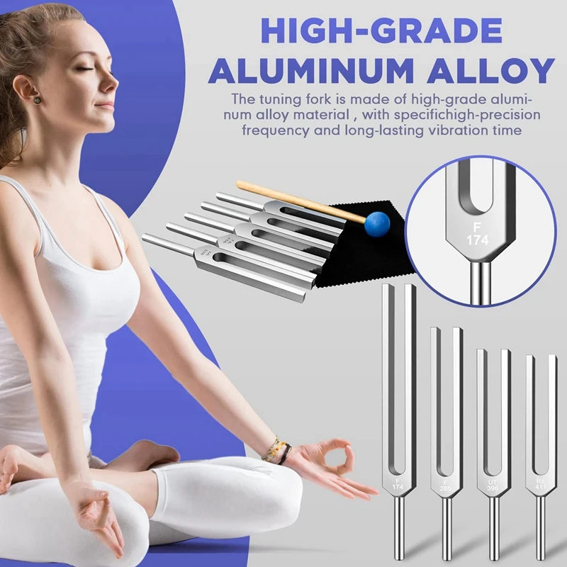 Tuning Fork Set Tuning Forks For Healing Chakra,Sound Therapy,Keep Body,Mind And Spirit In Perfect Harmony 4