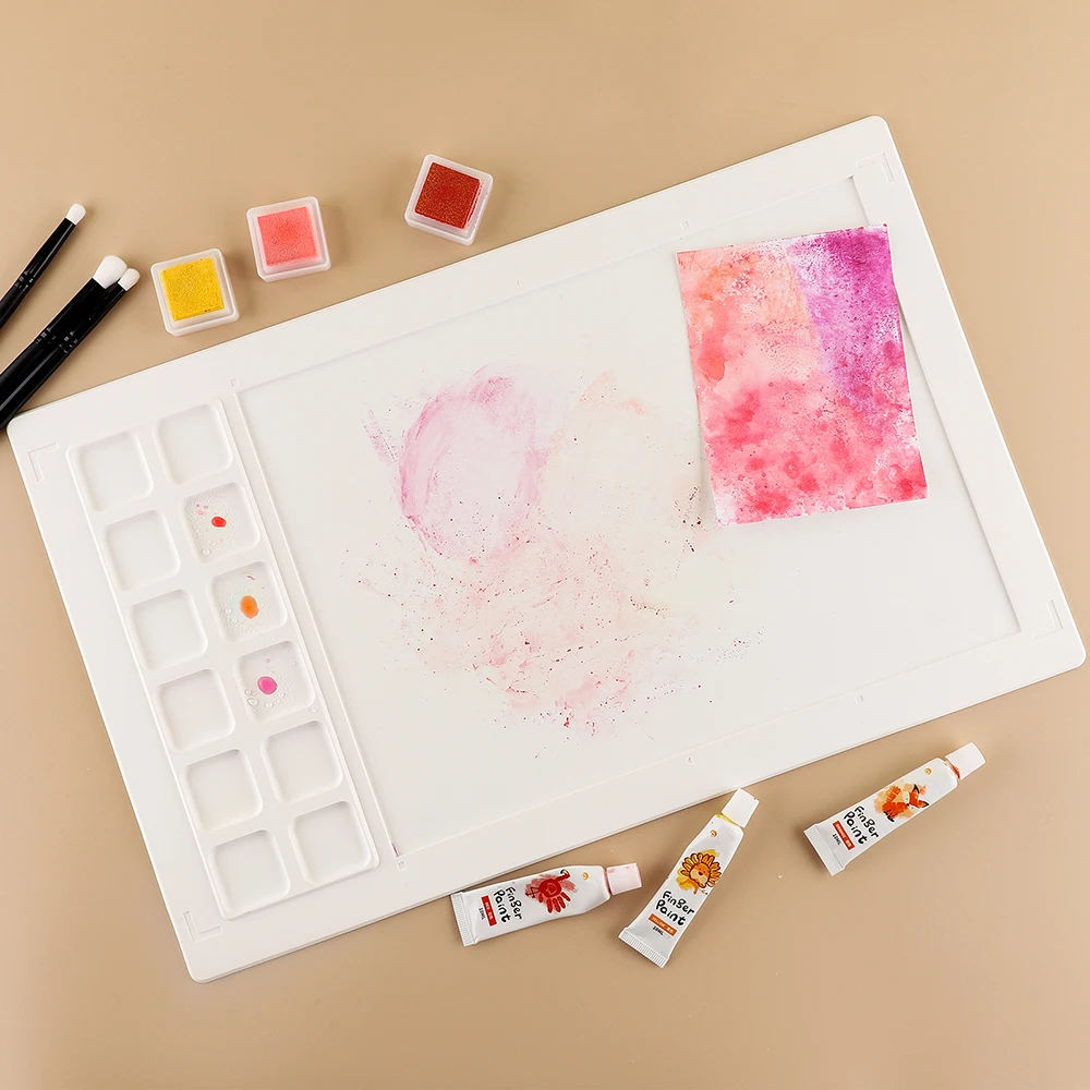 

Водонепроницаемый нескользящий Силиконовый коврик для рисования чернил, растушевки, акварели, штамповки, 40x50 см/27,3x43,8 см
