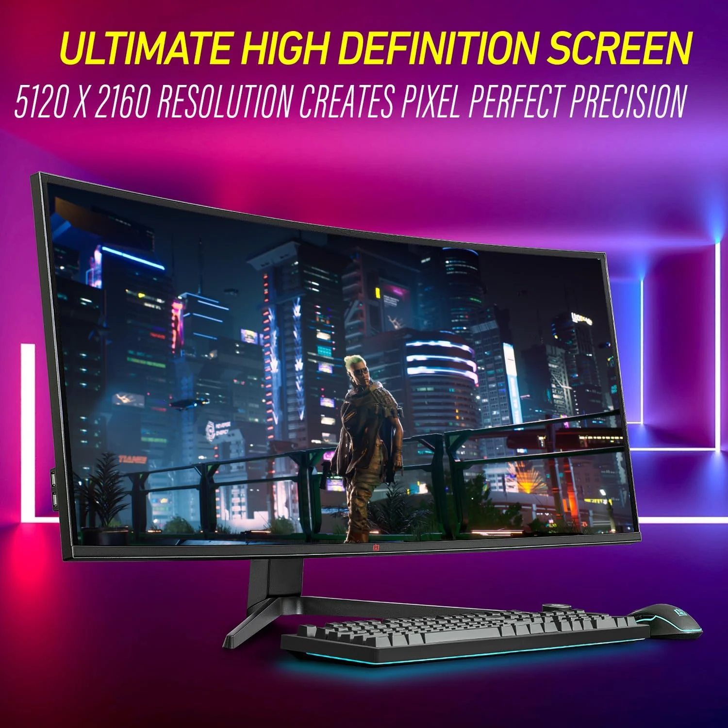 40inch curved ultra-wide Nano IPS monitor, 5120x2160 5K2K, 21:9