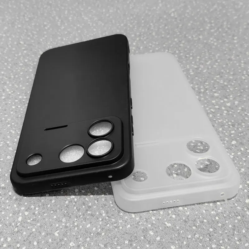 Soft TPU Matte Transparent Phone Case - Silicone Protective Shell