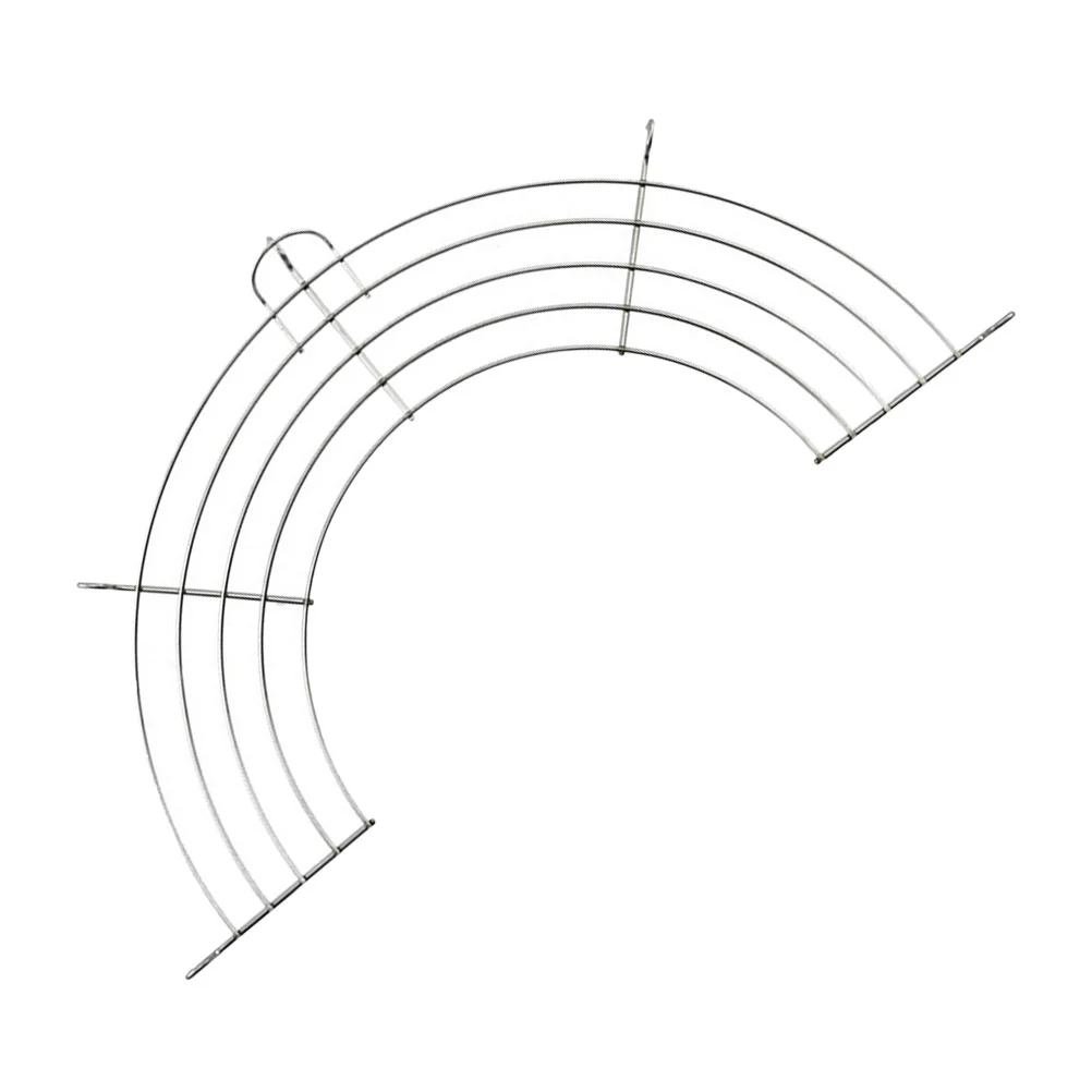 

Drain Rack Air Fryers Dish Drying Semi-circular Oil Filter Net Grill Tool Stainless Steel Kitchen Gadget Cooking Frying Holder