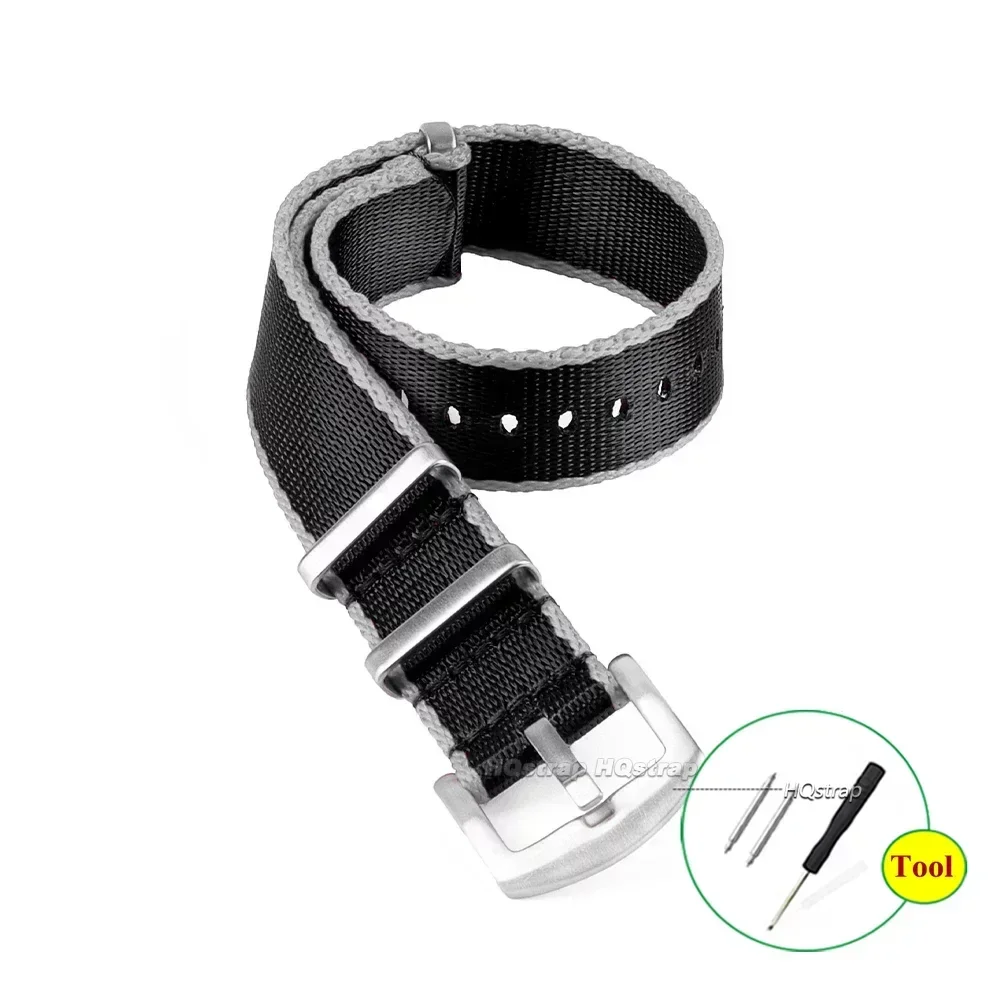 Premium Braided Nylon Canvas Watch Band - Universal Soft Sport Bracelet Accessory