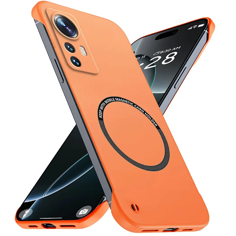 Magnetic Slim Frameless Anti-Scratch Shockproof Phone Case