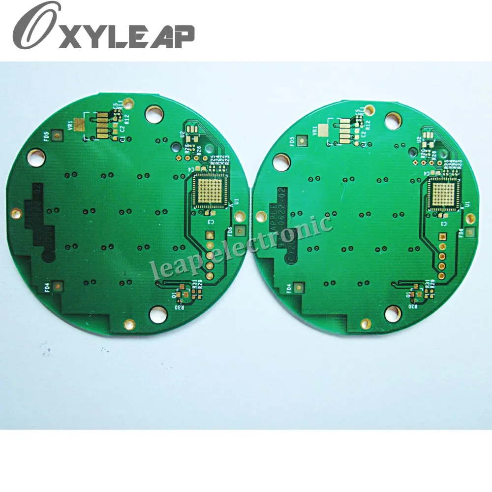 Round Printed Circuit Board 2 Layer PCB ENIG Gold PWB Quick-turn Prototype