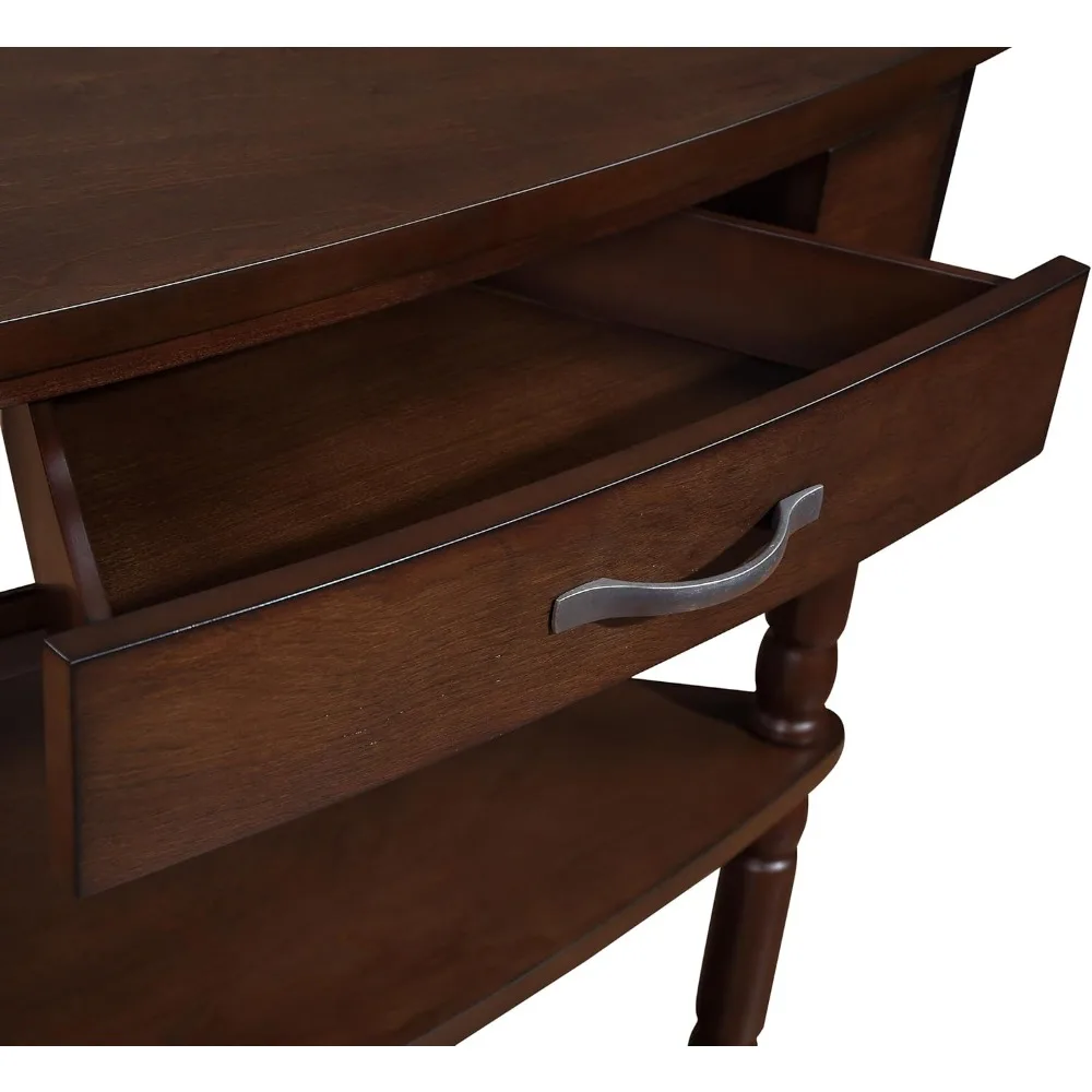 Small space door corner table, triangular side table TV stand, small drawer and storage shelf, easy to assemble 6