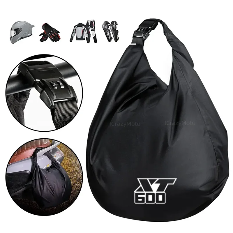 

Portable Waterproof Motorcycle Helmet Bag For Yamaha XT600 XT 600 1984 1985 1986 XT600Z XT600E XT600ZE Z E ZE Large Capacity