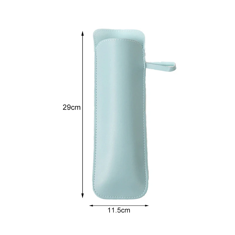 Vibrant PU Leather Waterproof Umbrella Sleeve - Portable Folding Umbrella Storage Case