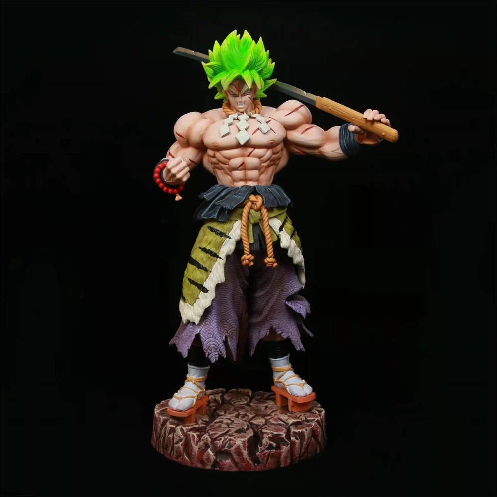 

Anime Dragon Ball Super Saiyan Broli Samurai GK PVC Action Figure Collectible Model Doll Toy 36cm