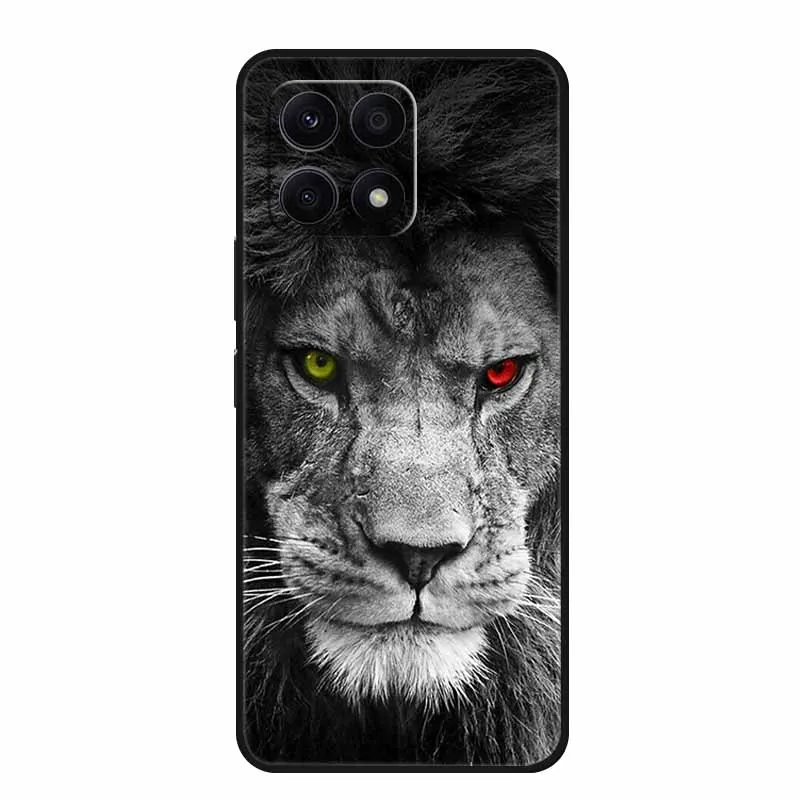 Lion Wolf TPU Silicone Protective Case - Soft Printed Cover