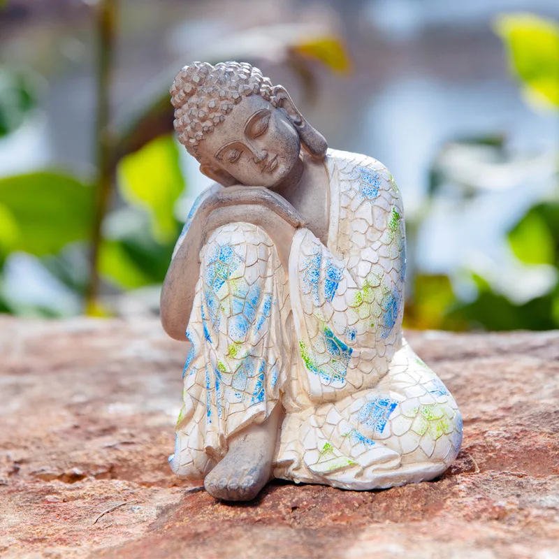 

Buddha Decoration Micro Landscape Decoration Accessories Zen Landscape Trumpet Garden Buddha Decoration Fairy Garden Miniatures