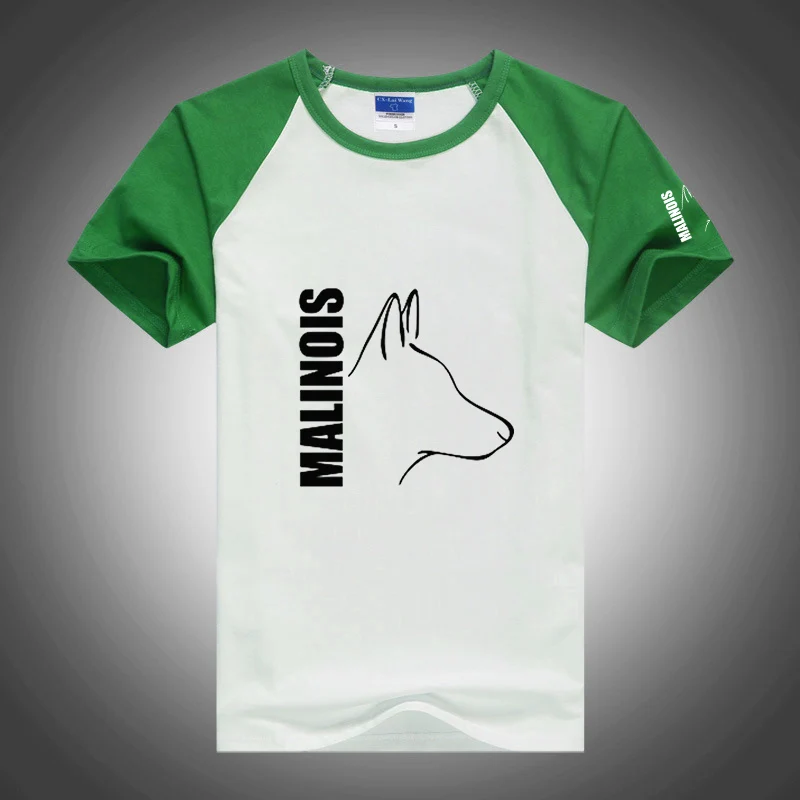Silly dog Malino Belgium 2023 men's summer fashion T-shirt T-neck splicing short casual sports top