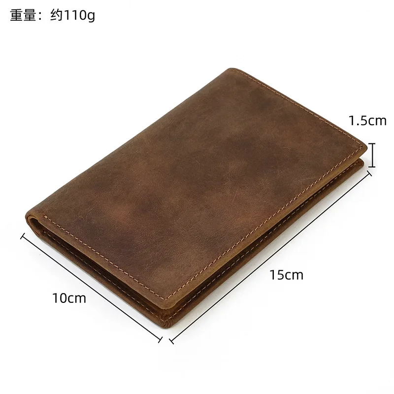 Vintage Leather Passport Holder and Wallet for Men