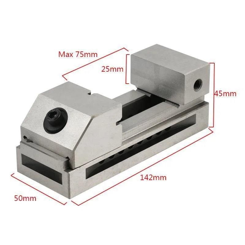 

High Precision Machine vise 2 inch Fast Moving Vise CNC Vise Gad Tongs Plain Vice For Surface Grinding Milling EDM Machine