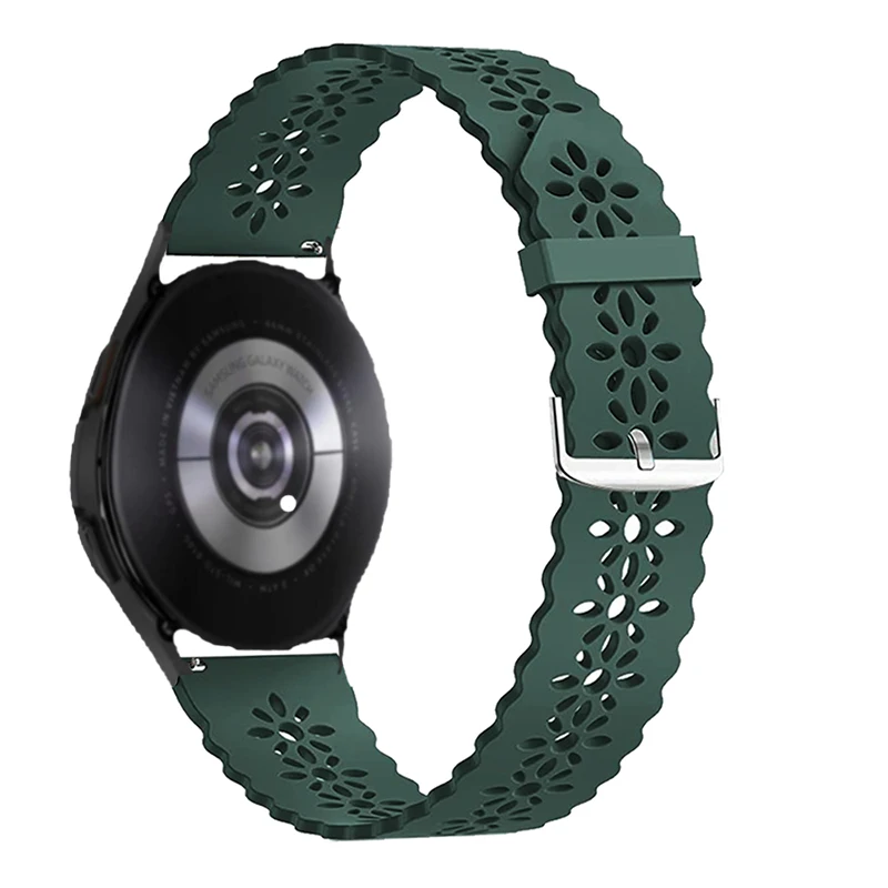 Women's Sport Lace Silicone Watch Strap - Stylish Bracelet Design, 20mm/22mm Band