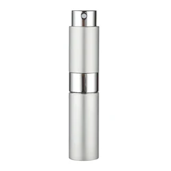 Portable 8ML Refillable Perfume Atomizer Travel Spray Bottle (Silver)