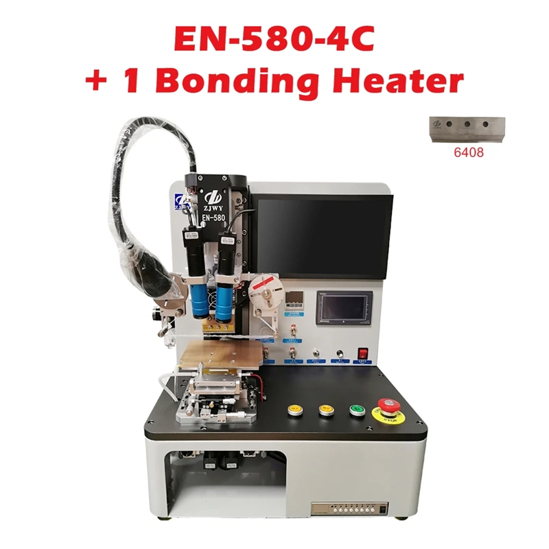 New Desktop Type Constant Heating Mobile Phone TAB COG COF COP ACF LCD Repair Green Flex Cable Bonding Machine EN-580-2C 4C Two 6