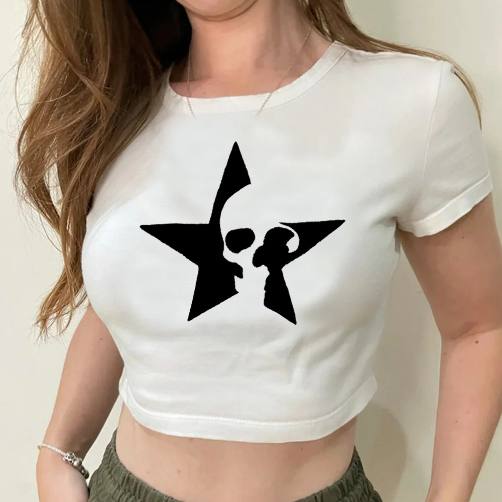 

90s aesthetic star streetwear gothic fairycore crop top Woman hippie gothic trashy cyber y2k clothes clothing