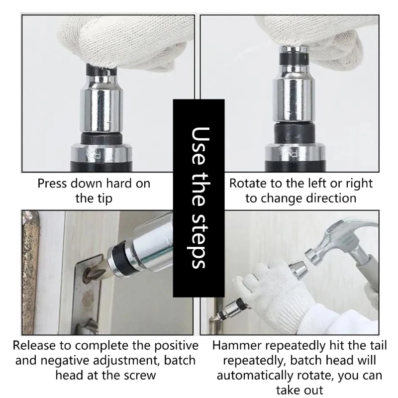 Versatile Impact Screwdriver Set for Home Renovation and Electronics Repair