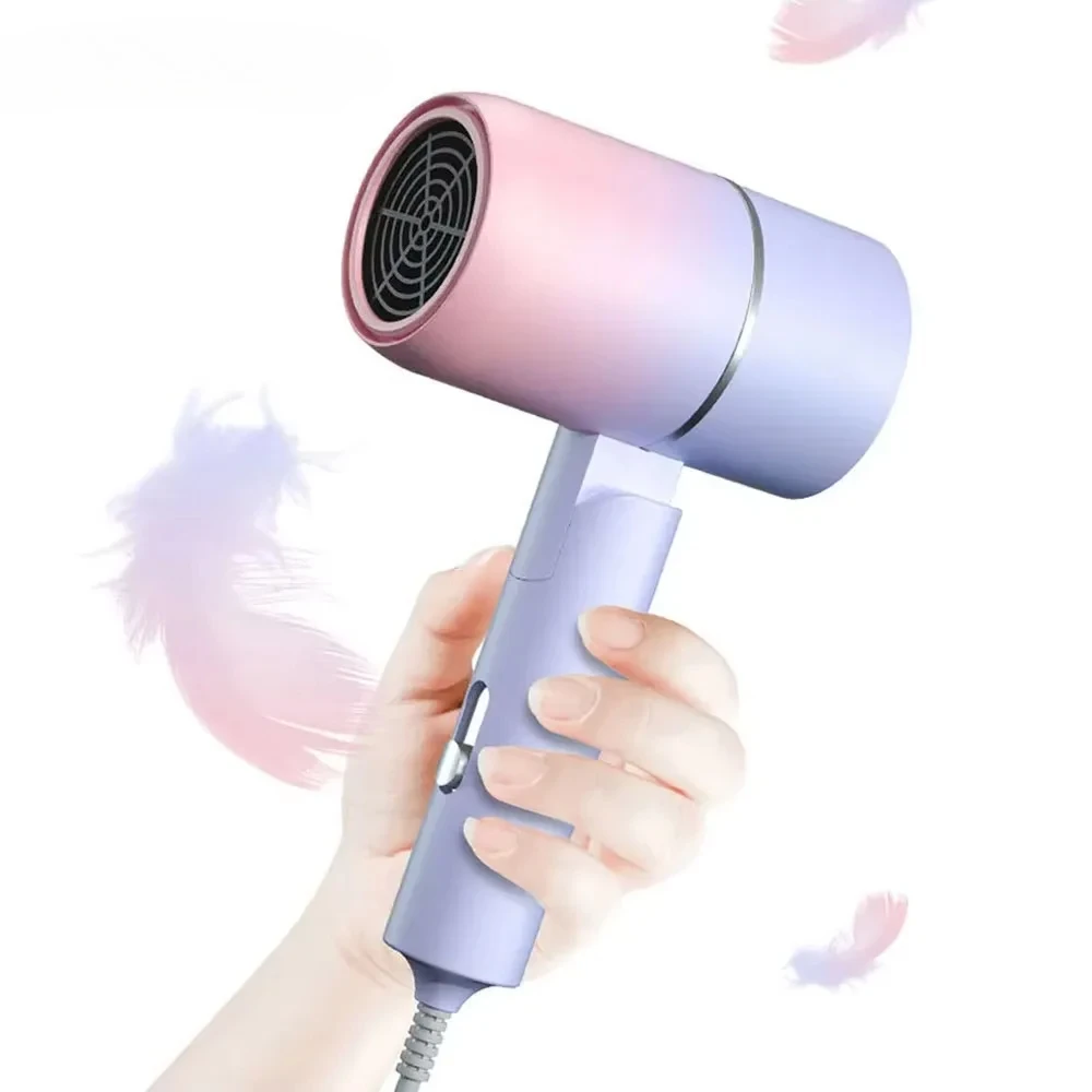 Hair Dryer Mini Folding 750W with Carrying Bag Hot Air Anion Hair Care For Home Travel Dormitory 220V-240V