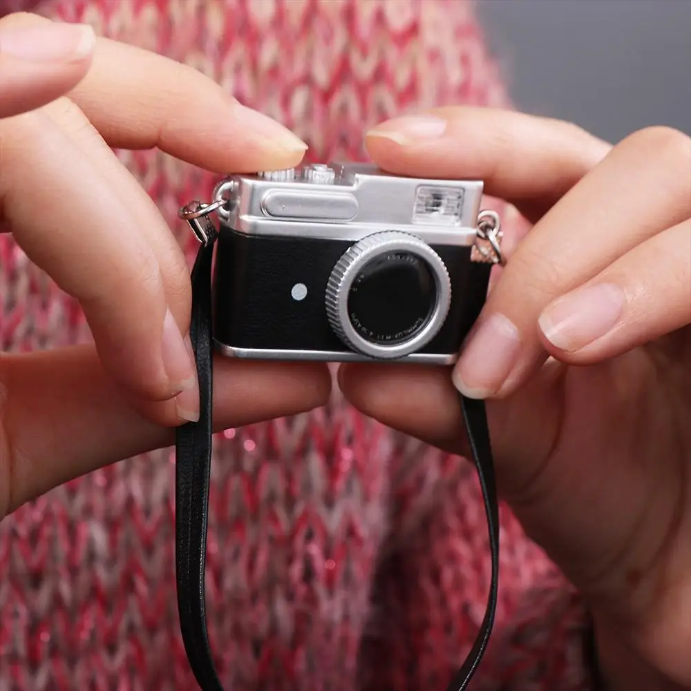 Pretend Play OB11 Doll Accessories Doll House Accessories Photographic Prop Simulation Camera Witn Flash Lamp Cute Strobe