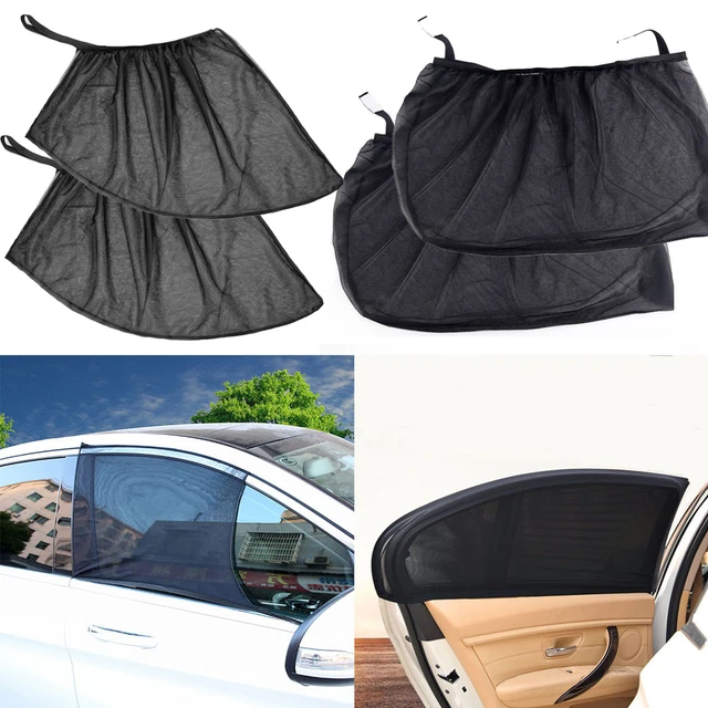 2 stücke Auto Fenster Bildschirm Tür Abdeckungen Vorne/Hinten Seite Fenster  UV Sonnenschein Abdeckung Shade Mesh Auto Moskitonetz für Baby Kind Camping  - AliExpress