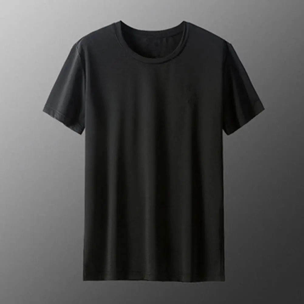

Men Versatile Casual Outfit Men's Casual Sport Outfit Set with O-neck T-shirt Elastic Drawstring Waist Sweatpants Oversized