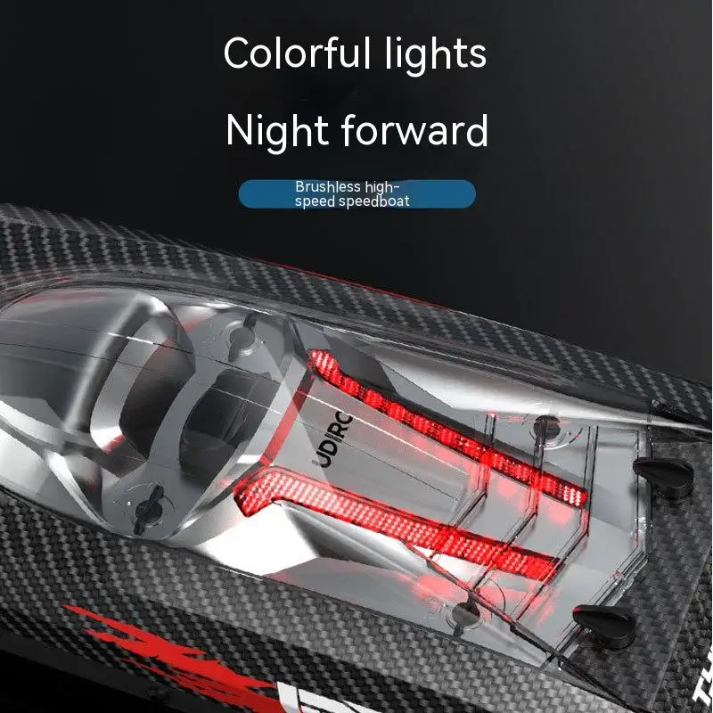 UDI RC UDI022 브러시리스 탄소 섬유 대형 리모컨 스피드보트 성인용, 25 인치 고속, 30mph, 50 km/h, 합금강 장난감