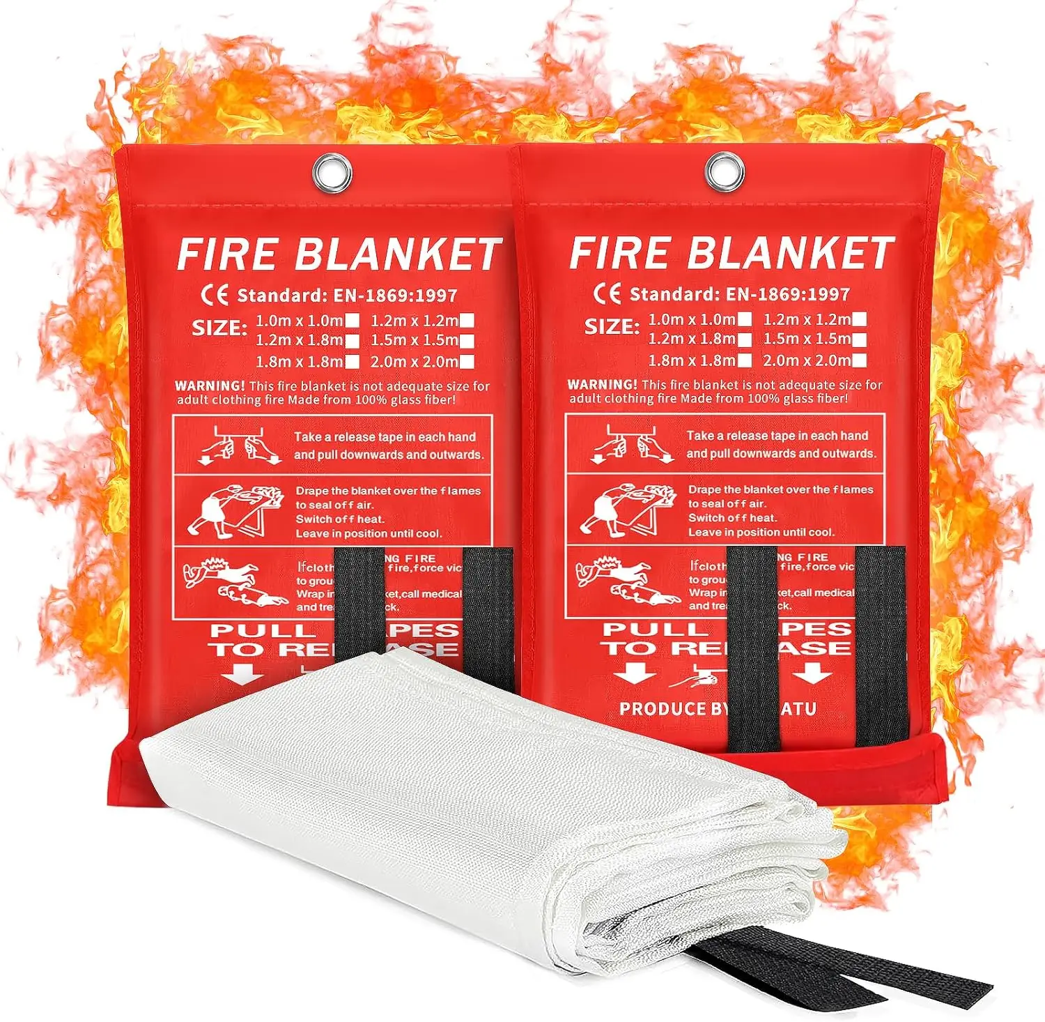 Fireproof blanket fire retardant emergency rescue shelter escape blanket emergency fire extinguisher