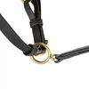All Weather Trail Halter for Horses/Bridle Combo: Nylon Black Quick-Release Buckles UV-Resistant Material for Versatile Riding