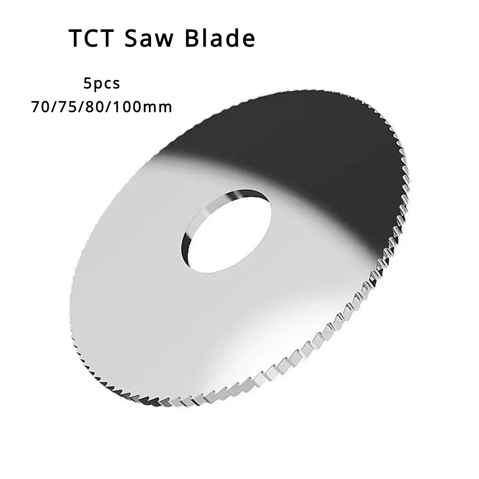 

5pcs 70/75/80/100mm TCT Circular Saw Blade Milling Cutter Slotting Cutting Discs Metal Multitool Tools Tungsten Carbide
