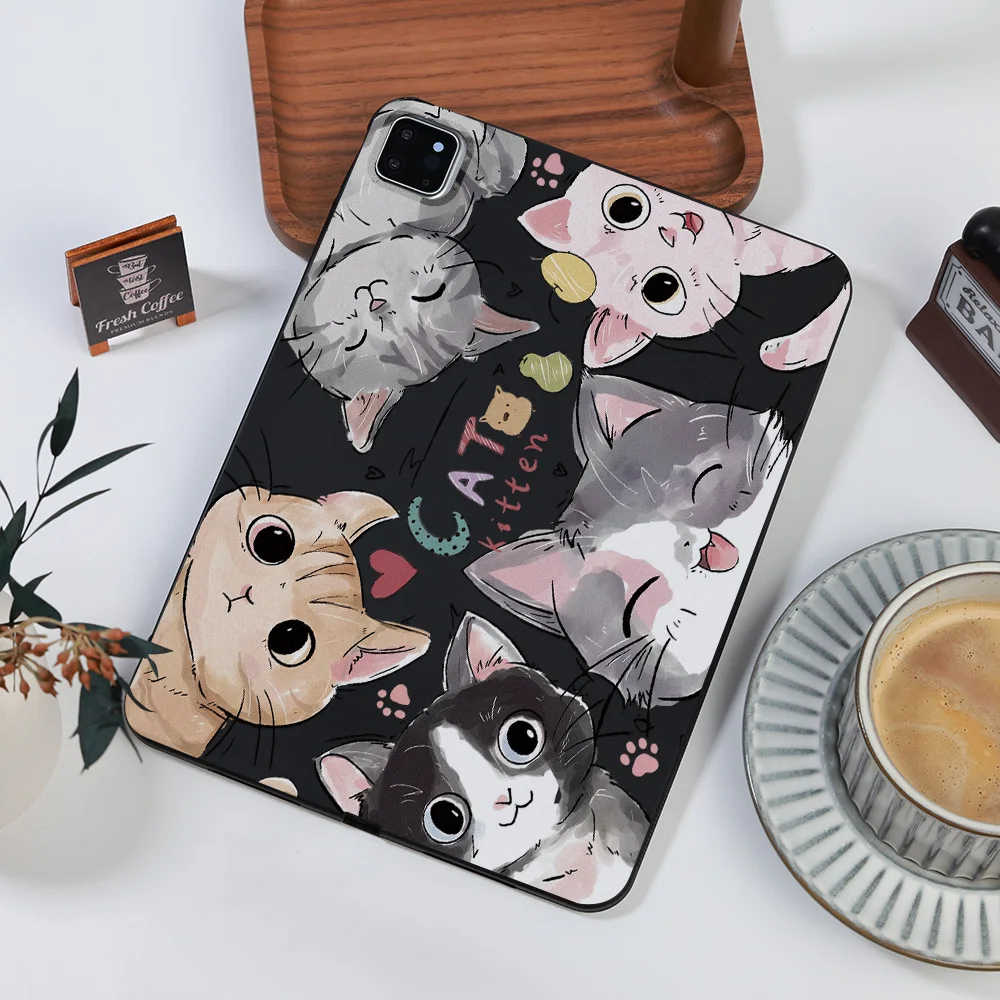 Frosted Tablet Case with Cat Lover Aesthetic - Exclusive Design & Premium Protection
