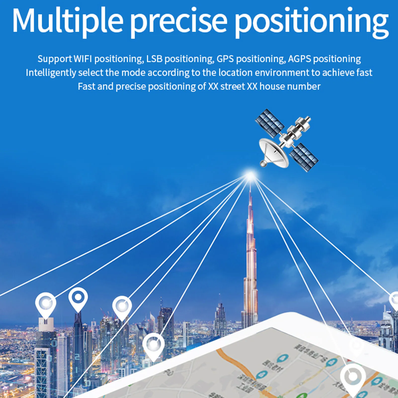 GF-22 GPS Locator Wireless Intelligent Precise Positioning Car Motorcycle Anti-theft Tracker