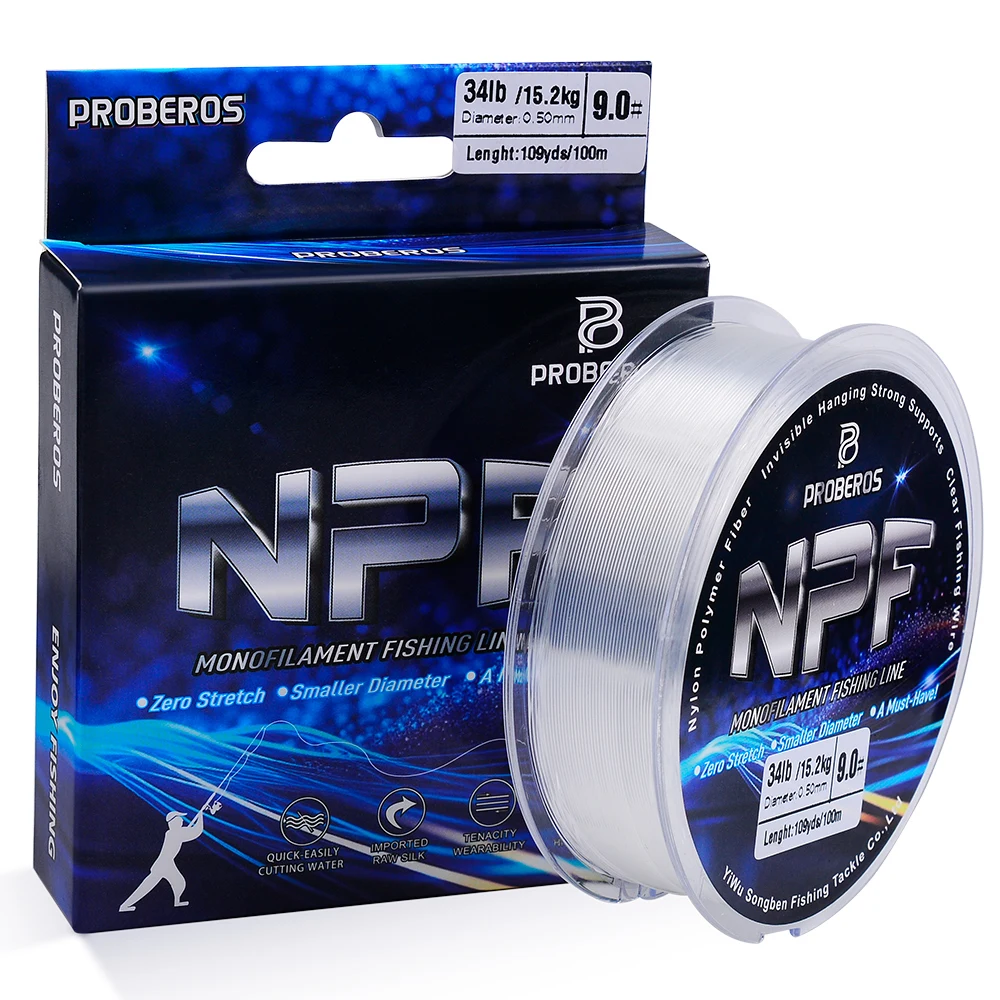 PROBEROS 100 m japanische geflochtene Angelschnur aus Nylon, superstarke Offshore-Angelschnur, 4LB-36LB Karpfenlinie, Forellenschnur – Detail 10