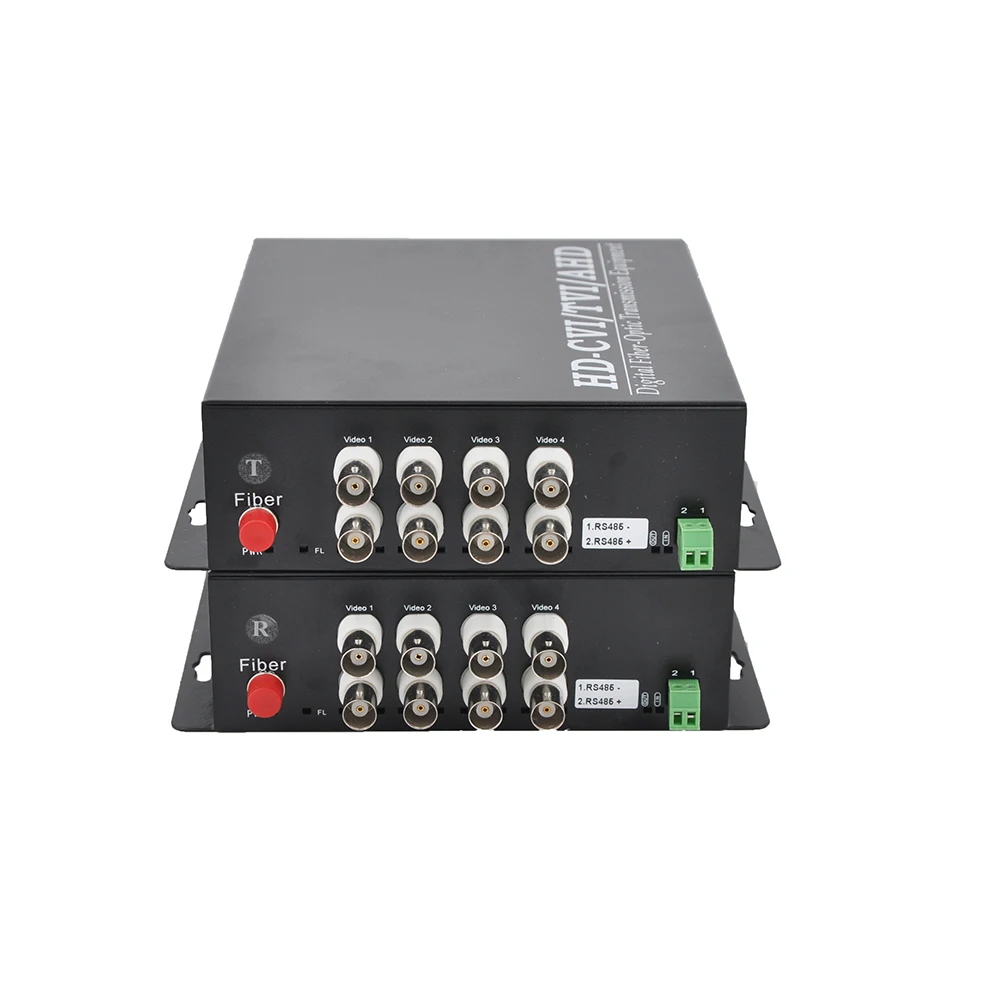 

1080P 8CH HD CVI TVI AHD Fiber Optical Transmitter and Receiver Receptor Video Optical Converter 8 Channel BNC Connector