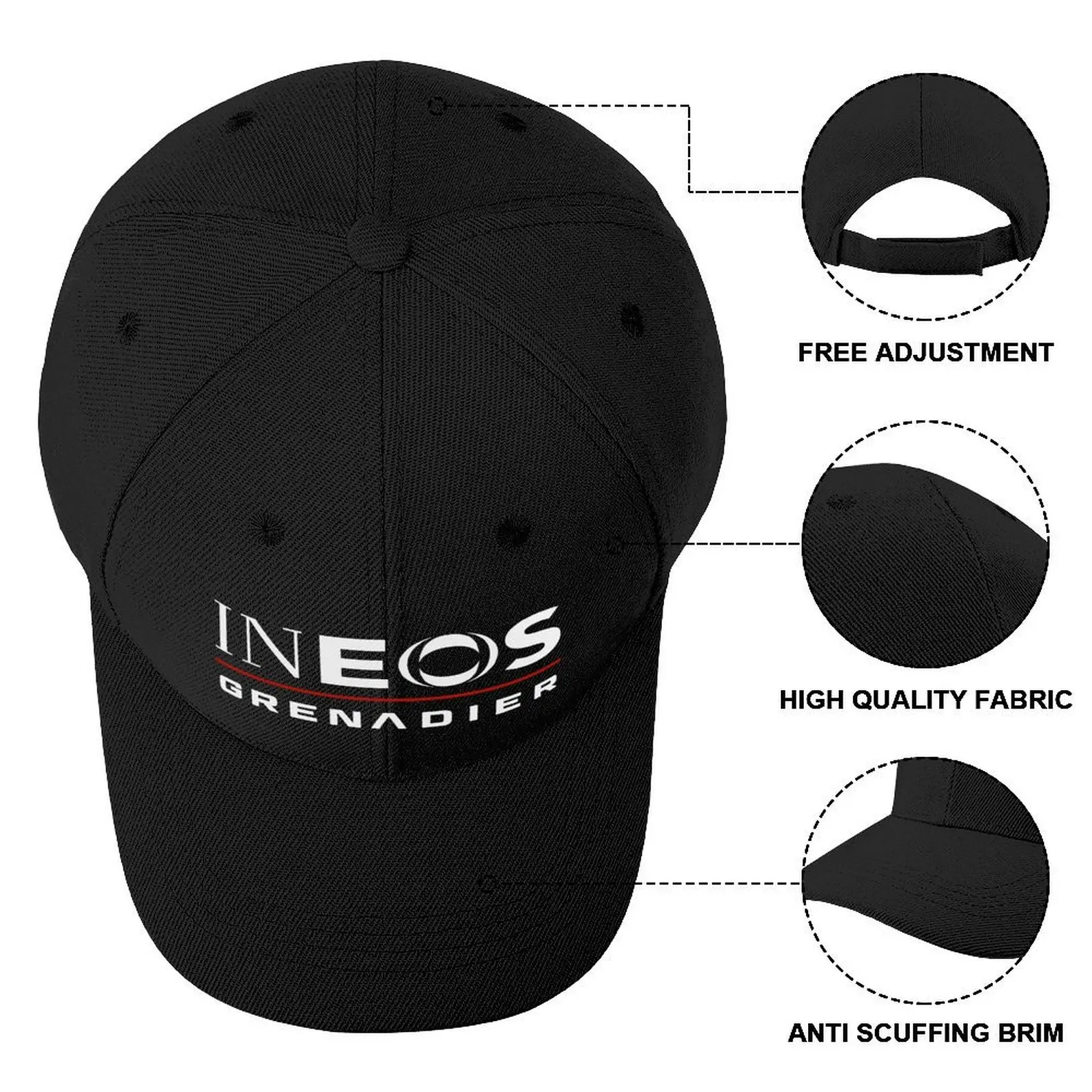 Фото Кепка-бейсболка INEOS GRENADIERS PRO для езды на велосипеде, 2023 г. №4